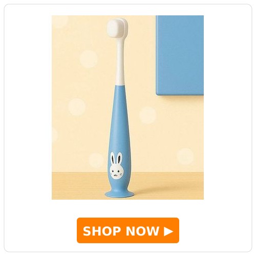 Luvlittle Baby Toothbrush I Supersoft Bristles & Section Cup Base Tooth Brush for Kids/Babies/Toddlers - Blue (Pack of 1)- Colour May Vary