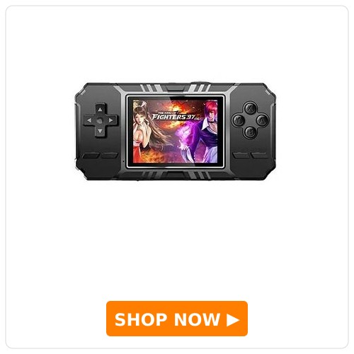 AKN TOYS Mini S8 Handheld Retro Game Console, 3" HD LCD, 520 Classic NES Games, AV Out, TV Plug & Play - PACK OF - 1
