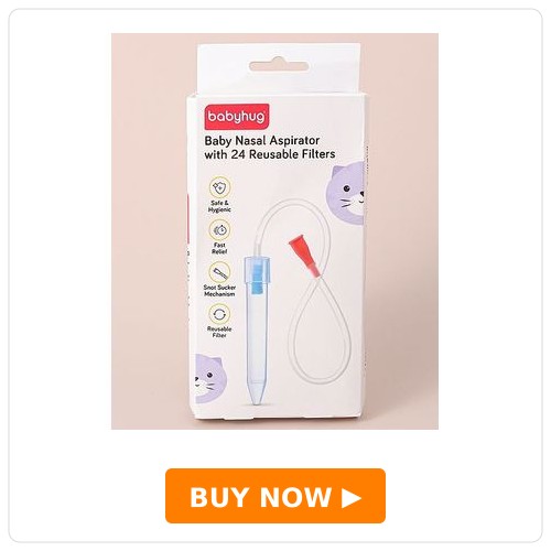 Babyhug Baby Nasal Aspirator With 24 Sponge Filters