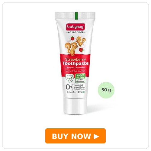Babyhug Strawberry Flavoured Toothpaste Babyhug Strawberry Flavoured Toothpaste