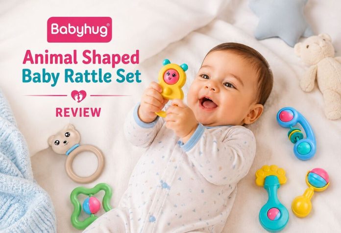 Babyhug Animal Shaped Baby Rattle Set - Review