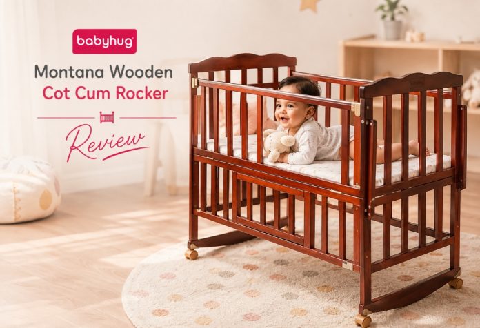 Babyhug Montana Wooden Cot Cum Rocker - Review