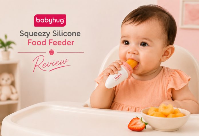 Babyhug Squeezy Silicone Food Feeder