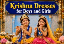 Krishna Dress for Kids: Baby Boy & Girl Costumes Krishna Dresses for Boys and Girls