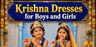 Krishna Dress for Kids: Baby Boy & Girl Costumes Krishna Dresses for Boys and Girls