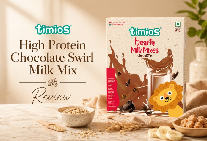 Timios High Protein Chocolate Swirl Milk Mix - Review