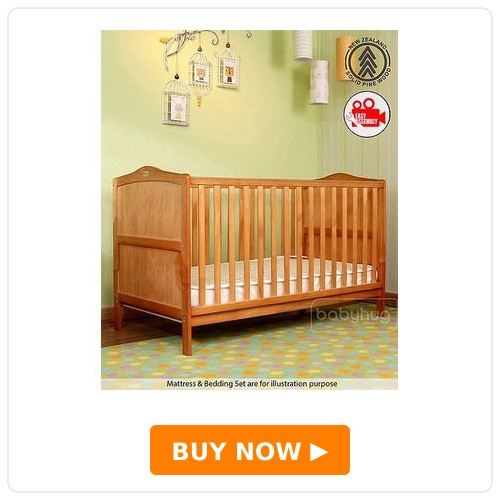 Babyhug Merlino 2 in 1 Wooden Cot Cum Junior Bed Babyhug Merlino 2 in 1 Wooden Cot Cum Junior Bed