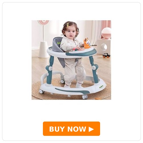 Baybee 2-in-1 Baby Walker Cum Rocker - Blue Baybee 2-in-1 Baby Walker Cum Rocker - Blue image