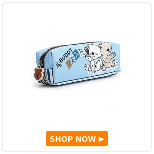 compact-pencil-pouch-bear- QIPS Compact Pencil pouch