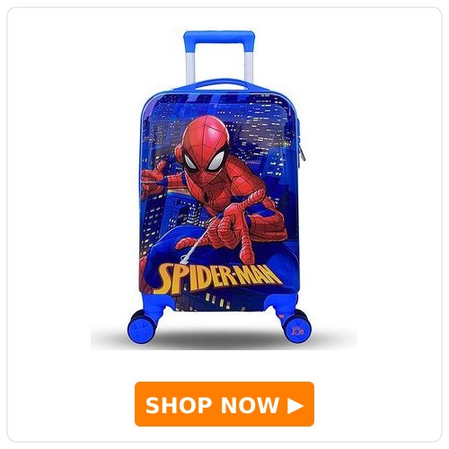 Junior Joe Trolley Bag Junior Joe 20 Inch Kids Trolley Bag, Polycarbonate Hard Shell, Cabin Size travel Luggage with Spinner Wheels