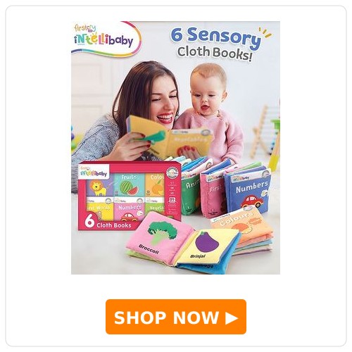 Intellibaby Crinkling Cloth Book Set Intellibaby Crinkling Cloth Book Set