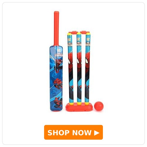 Marvel Spider Man Cricket Set (Color & Print May Vary)