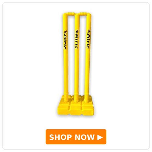 Airic Target Heavy Quality Full Size Plastic Wickets - Yellow