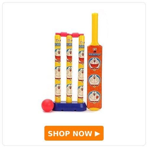 Doraemon My First Cricket Set Doraemon Theme (Color & Print May Vary)