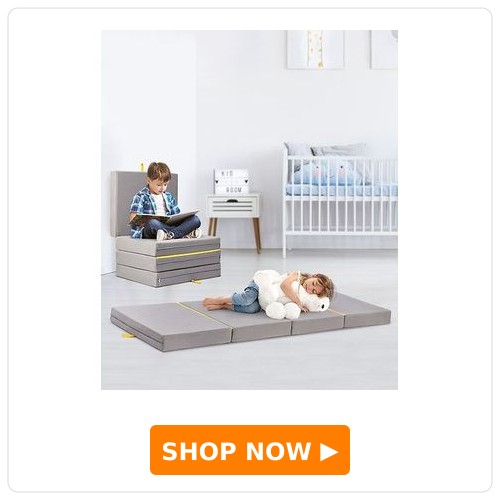 Pine Kids Classic Four Fold Sofa Cum Mattress 