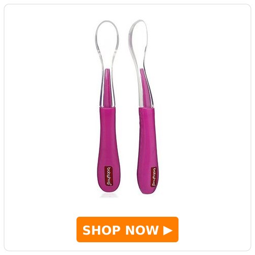 Babyhug Silicone Spoon Pack of 2 - Pink