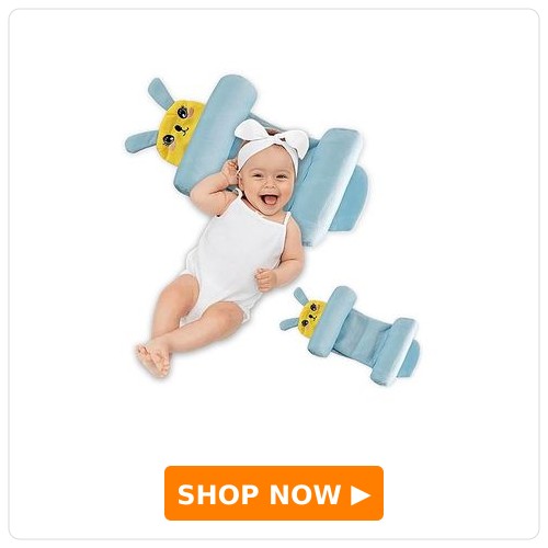Synlark Newborn Baby Pillow Slide Support | Adjustable Soft & Comfortable Sleep Pillow Age 0 to 12 Months