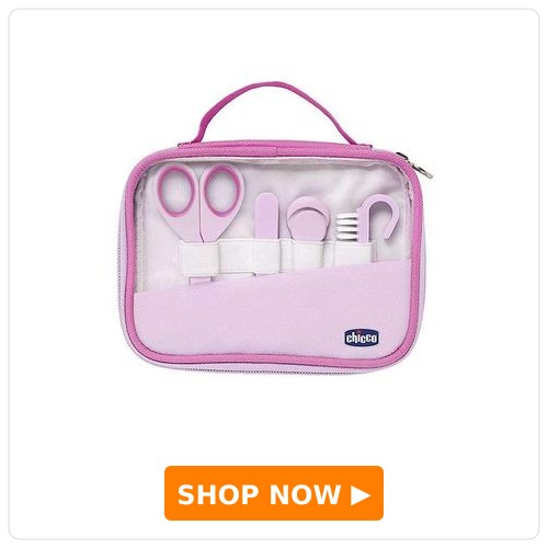 Chicco Happy Hands My First Nail Care Set Pink - 9 Pieces