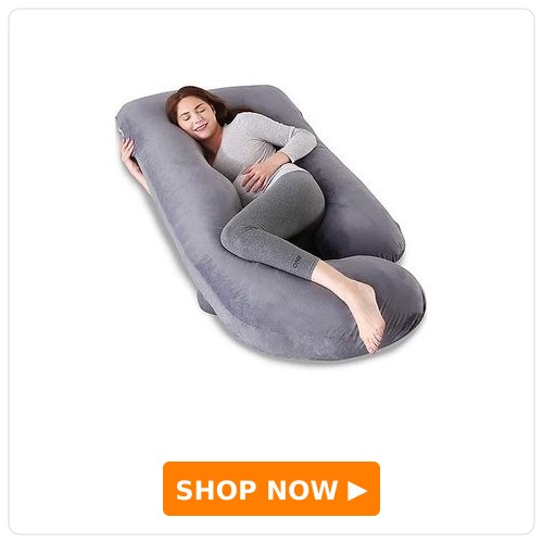 DearJoy Full Body G Shape Maternity Pillow/ Pregnancy Pillow - Grey