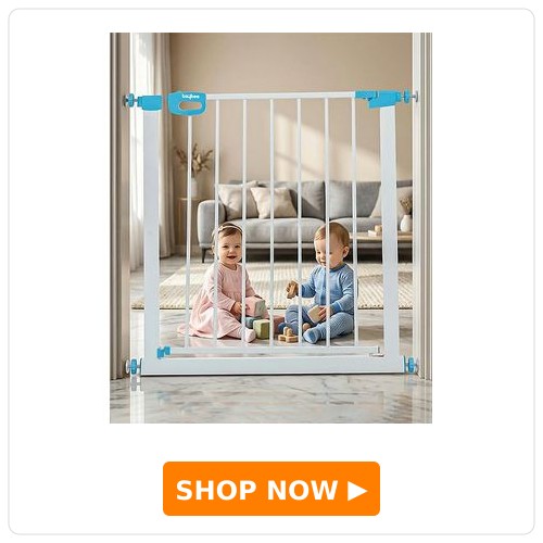 Baybee Adjustable Baby Safety Gate Baybee Adjustable Baby Safety Gate