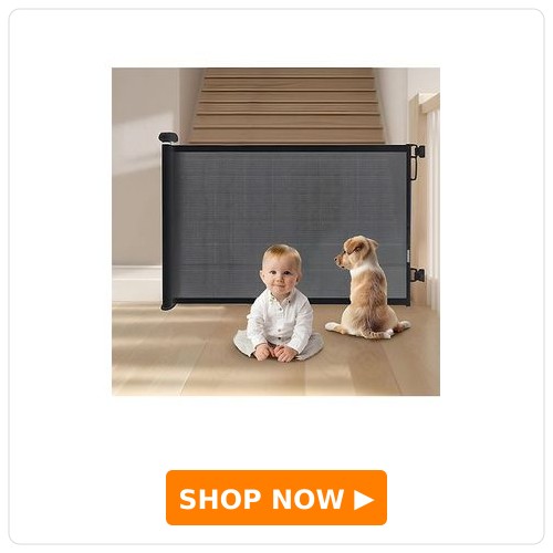 SYGA Retractable Baby Safety Gate SYGA Retractable Baby Safety Gate