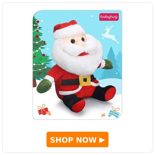 Babyhug Santa Claus Soft Toy Babyhug 20 cm Santa Claus Soft Toy Red