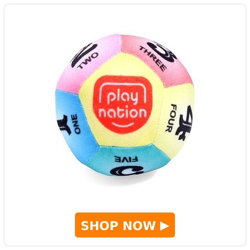 Play Nation Numbers Plush Soft Toy Ball Play Nation Premium Numbers Plush Soft Toy Ball (12cm)| Early Education and Fun and Learning Soft Toy upto 2 Years Kids| Improves Motor Skills and Hand Eye Co-ordination | Gifting Toy| Child Safe Material| BIS Certified