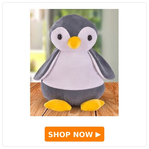 Goldenhub Teddy Penguin Soft Toy GoldenHub 20 cm Teddy Penguin