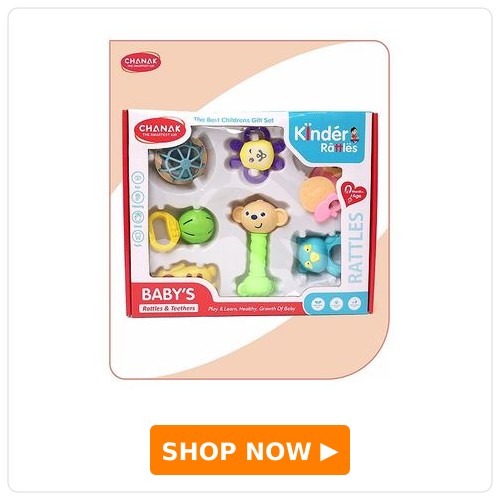 Aditi Toys Kinder Rattles Infant Teething Toys - 8 Pcs Aditi Toys Kinder Rattles Infant Teething Toys - 8 Pcs