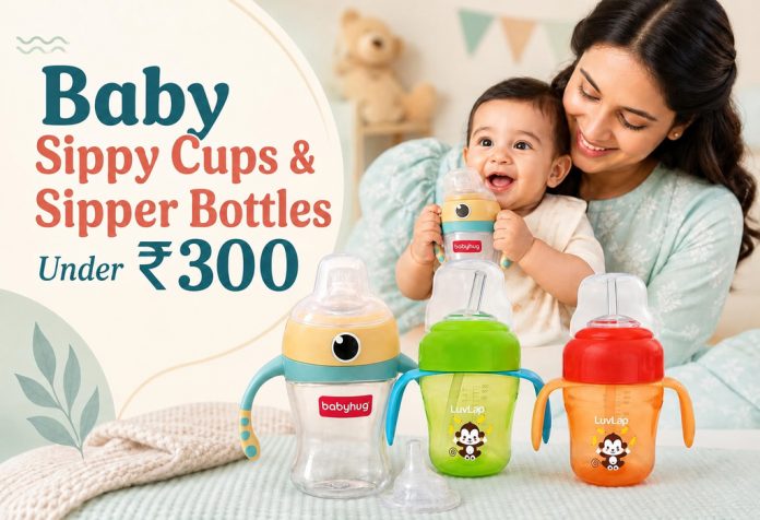 Affordable Baby Sippy Cups & Sipper Bottles Under ₹300
