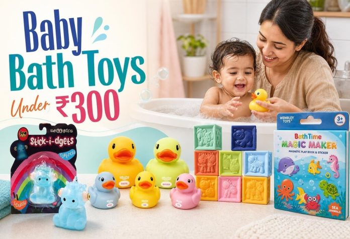 Fun Bath Toys Under ₹300 for Babies