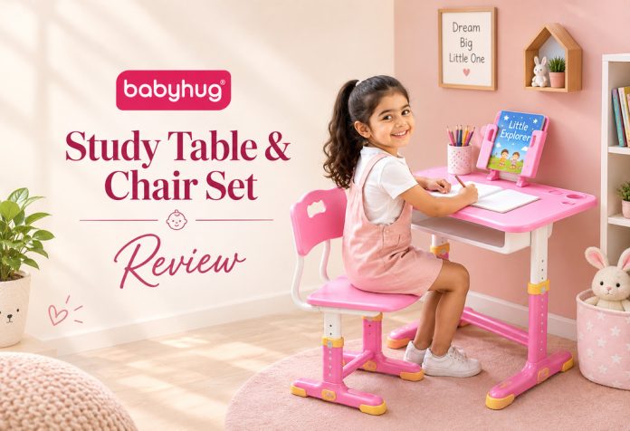 Babyhug Study Table and Chair Set