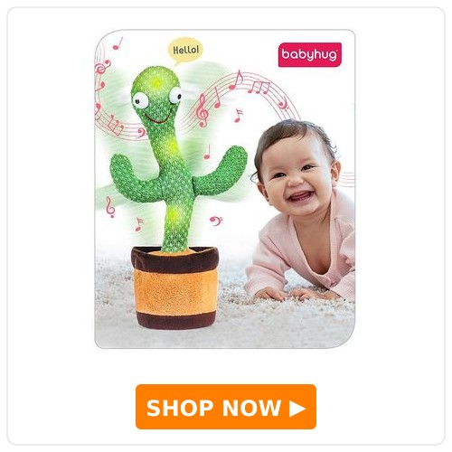 Babyhug Dancing Cactus Talking Toy Babyhug Dancing Cactus Talking Toy Green