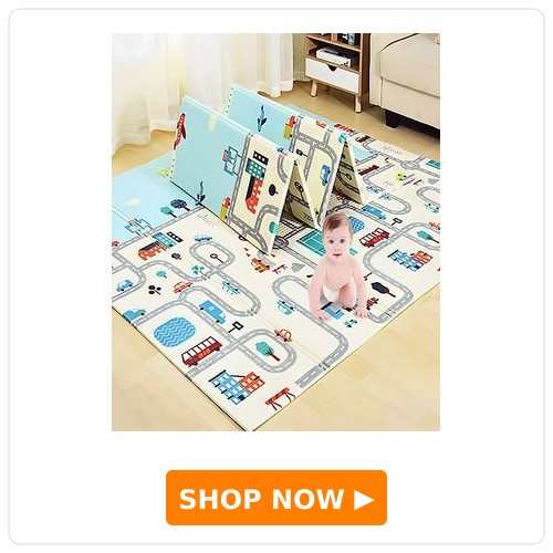 NEGOCIO Double Sided Water Proof Extra Large Fordable Foam Play Mat