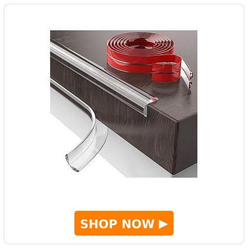 SYGA Safety Strip Furniture Edge Guard Tape SYGA Safety Strip Furniture Edge Guard Tape - Transparent