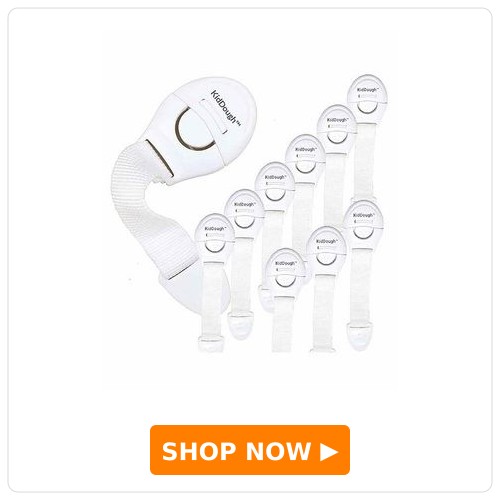 Kiddough Furniture Safety Locks KidDough Furniture Safety Locks - 10 Pieces