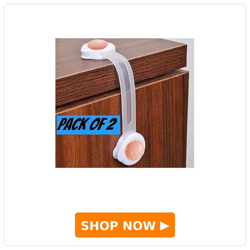 Boxot Impex Adjustable Drawer & Cabinet Locks Straps Boxot Impex Baby Safety Adjustable Drawer Cabinet Locks Straps Pack of 2 - White