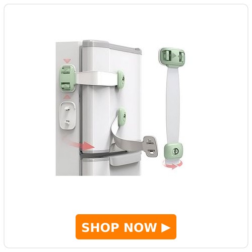 Bembika Child Safety Lock for Fridge, Drawers & Cabinets Bembika Child Safety Lock For Fridge, Drawers, Cupboard, Cabinet, Window Green - 1 Pcs