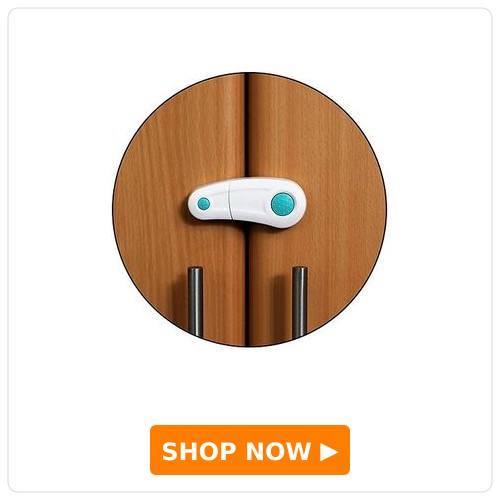 Safe-O-Kid Child Safety Cabinet Lock Safe-O-Kid Child Safety Cabinet Lock - Blue