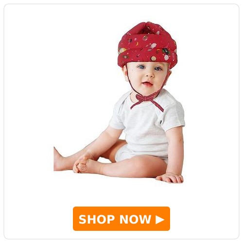 Ortis Adjustable Cushioned Baby Safety Helmet Ortis Adjustable Cushioned Baby Safety Helmet Red Space