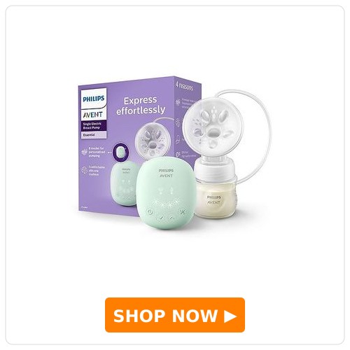Philips Avent Portable Electric Breast Pump Philips Avent Portable Electric Breast Pump | 4 + 4 Expression and Stimulation settings | Soft adaptive Silicon Cushion | One Size Fits all