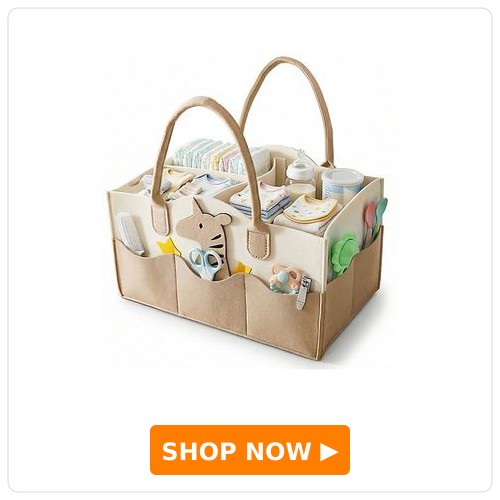 TONY STARK Baby Diaper Storage Organizer Nursery Basket