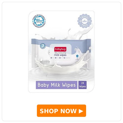 Babyhug Daily Moisturising Baby Wet Wipes Travel Pack