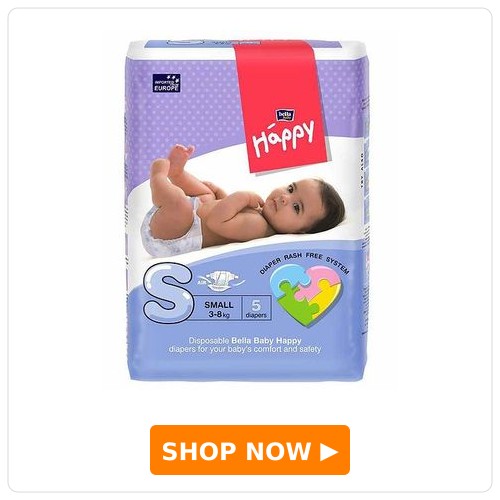 Bella Baby Happy Diapers Bella Baby Happy Diapers Small - 5 Pieces