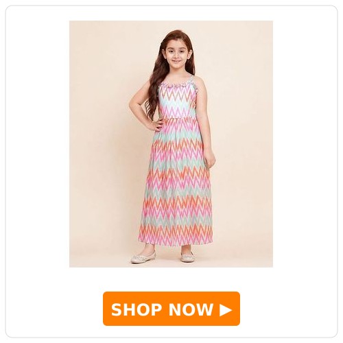 Little Marine Sleeveless Chevron Designed Fit & Flare Maxi Dress Little Marine Sleeveless Chevron Designed Fit & Flare Maxi Dress - Pink & White