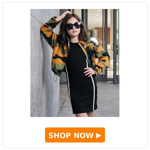 Ollington St. Cotton Knee Length Frock and Jacket with Camouflage Print