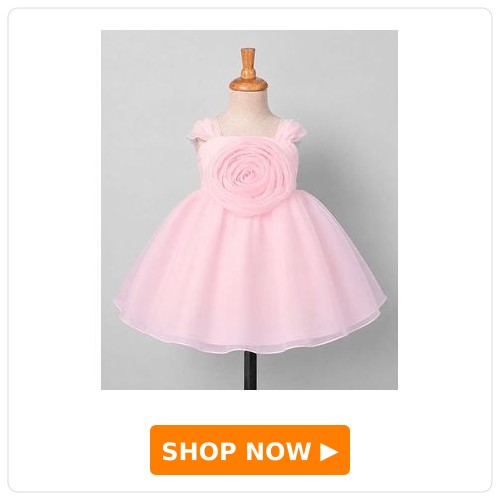 Babyhug Woven 3d Floral Rosette on Yoke Party Dress Babyhug Woven 3d Floral Rosette on Yoke Party DressÂ