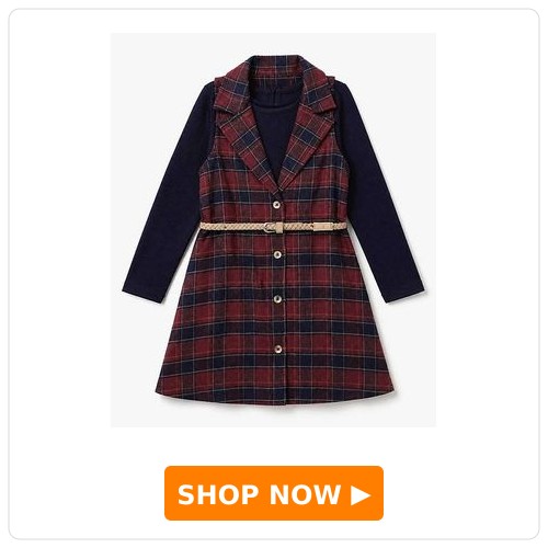 Hola Bonita Woven Knit Full Sleeves Frock