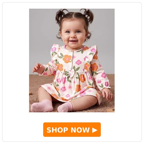 Babyoye Cotton Frock and Bloomer Set with Floral Print