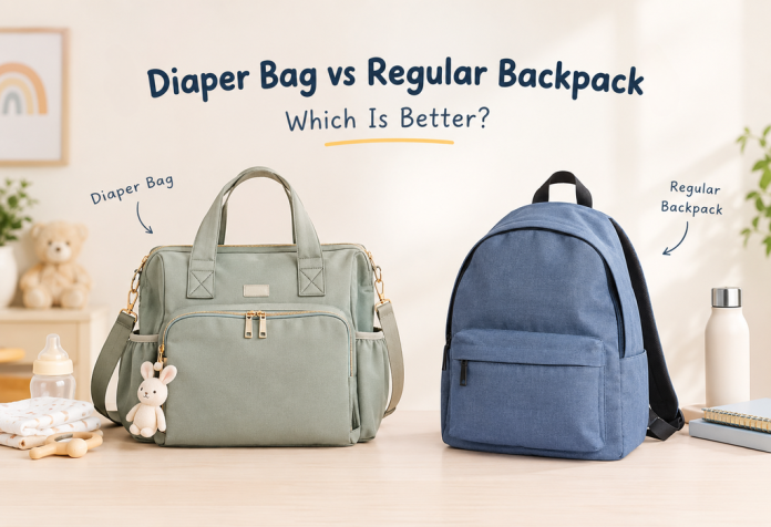 Diaper Bag vs Regular Backpack: Which One Is Better?